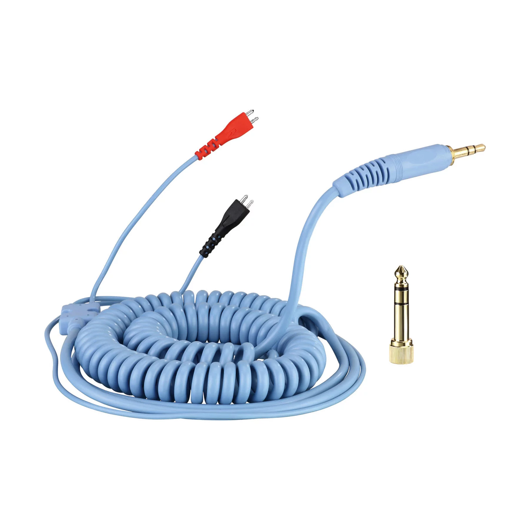 spiral-cord-deluxe-sennheiser-hd-25-mavi-kablo-35-metre Spiral Cord DeLuxe Sennheiser HD 25 Mavi Kablo / 3,5 Metre - Görsel 1