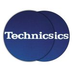 Technics Script Blue Slipmat / 2 Adet
