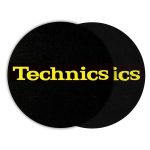 Technics Script Yellow Slipmat / 2 Adet