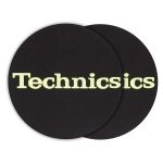 Technics Yellow Glowing Scrip Slipmat / 2 Adet