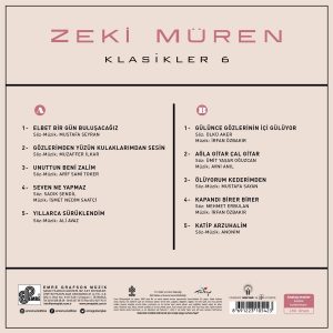 Zeki Müren Klasikler 6 - Plak