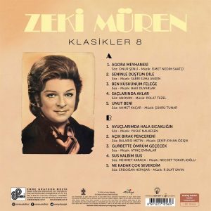 Zeki Müren Klasikler 8 - Plak