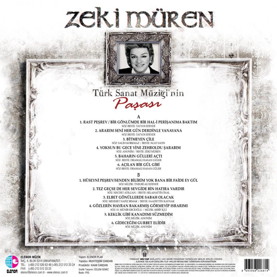 Zeki Müren Türk Sanat Müziği'nin Paşası - Renkli Plak