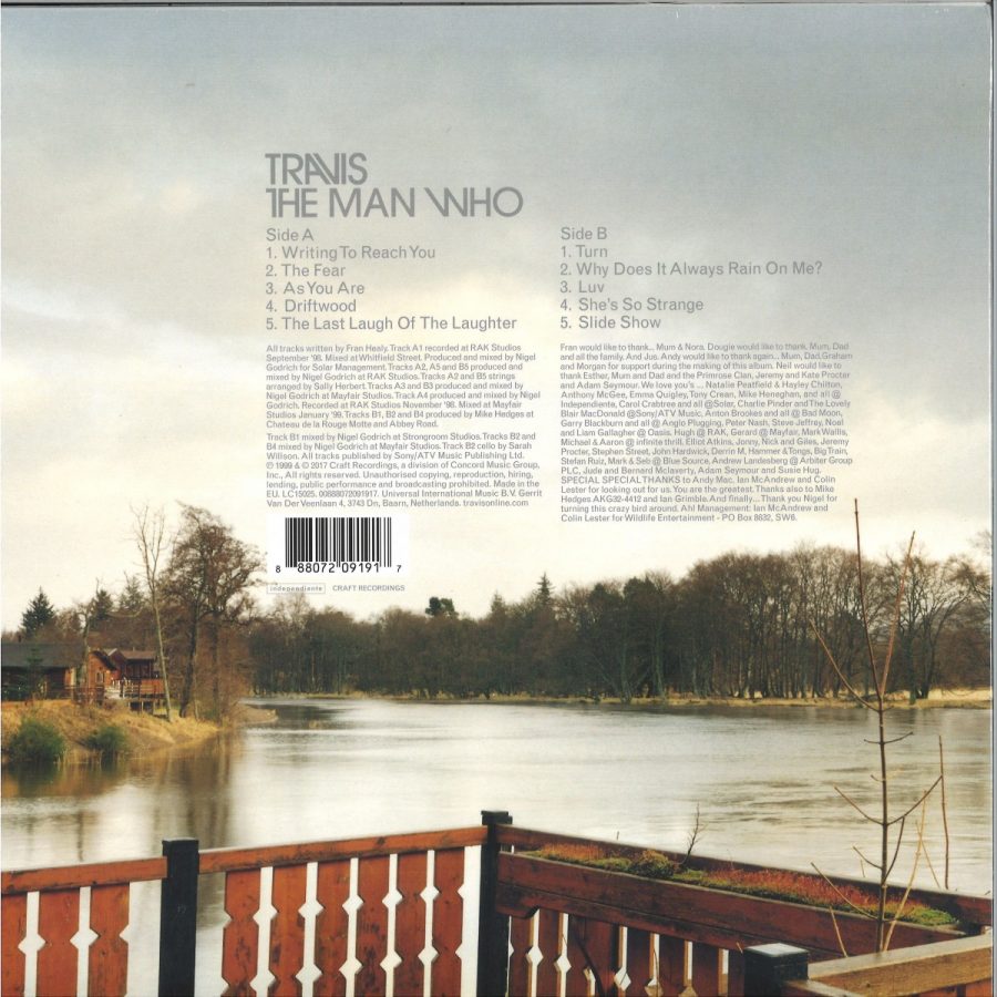 Travis The Man Who - Plak - Görsel 2