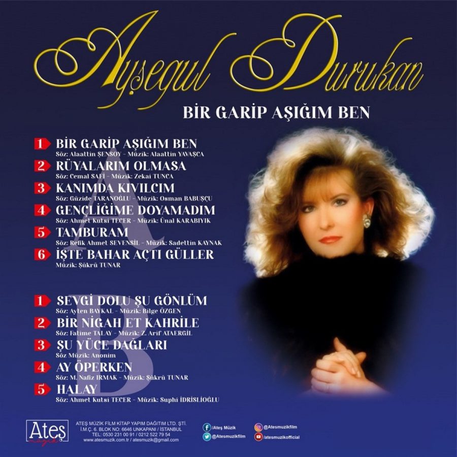 Ayşegül Durukan Bir Garip Aşığım Ben - Plak