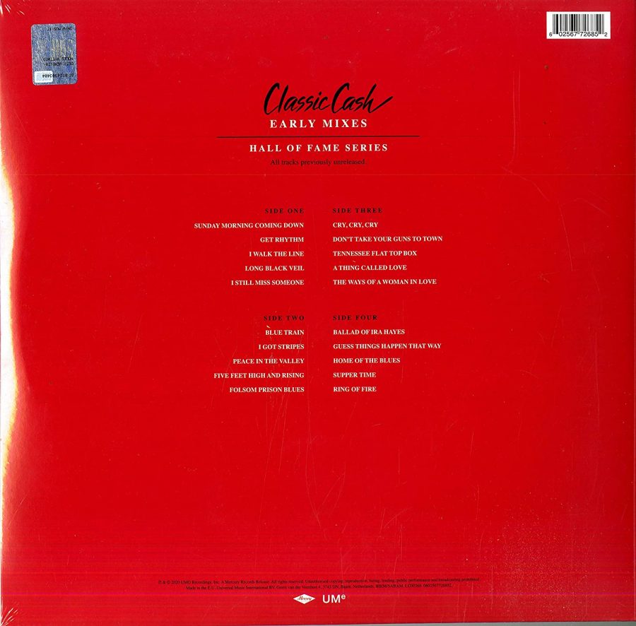 Johnny Cash Classic Cash Hall Of Fame Series - Early Mixes (RSD 2020) - Plak - Görsel 2