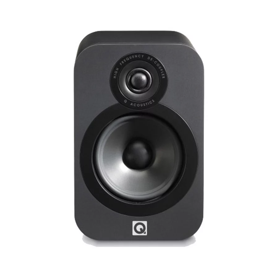q-acoustics-3020-hoparlor-siyah-on Q Acoustics 3020 Hoparlör Siyah - Görsel 1