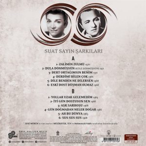 Zeki Müren Suat Sayın Şarkıları Plak