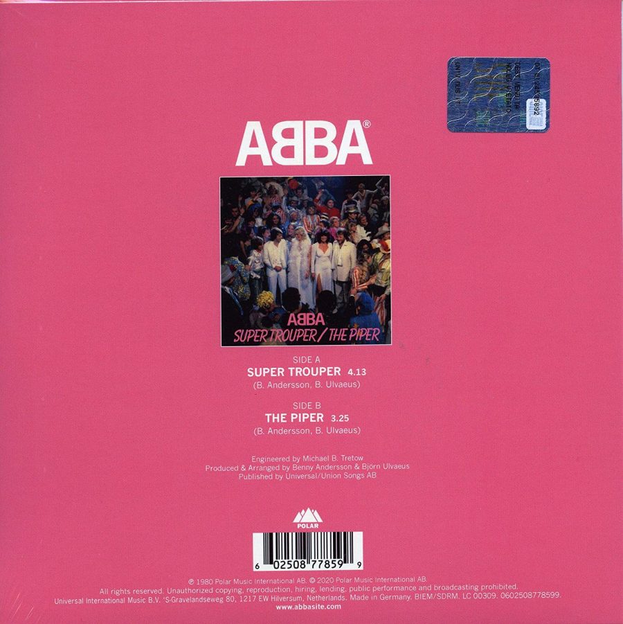 ABBA Super Trouper (Limited Edition - Picture Disc) - Single - Plak - Görsel 2