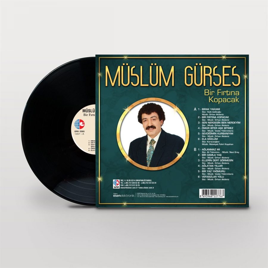 Müslüm Gürses Bir Fırtına Kopacak - Plak - Görsel 2