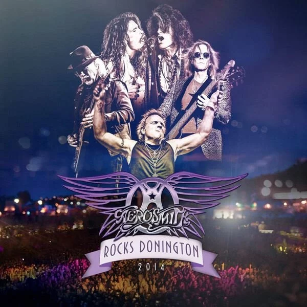 0001905817001-1.jpg Aerosmith Rocks Donington 2014 (Limited Edition - Translucent Purple Vinyl) - Plak - Görsel 1