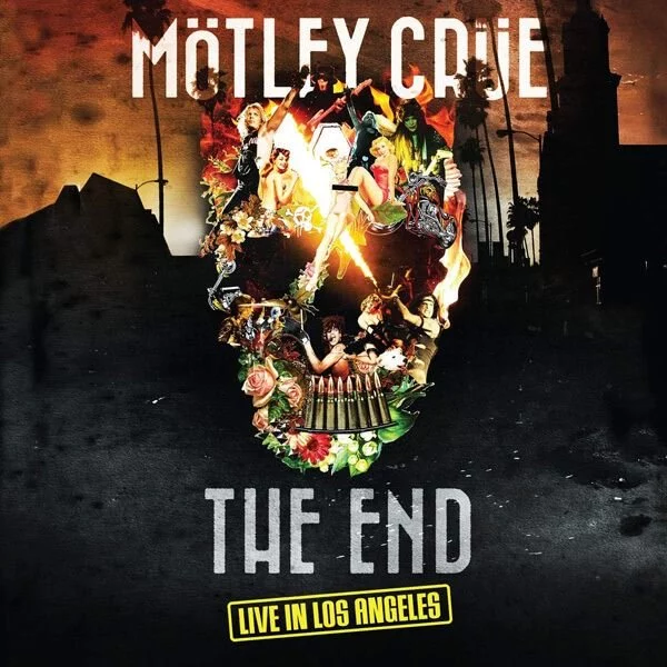 0001905819001-1.jpg Mötley Crüe The End - Live In Los Angeles 2015 (Limited Edition - Yellow Vinyl) - Plak - Görsel 1