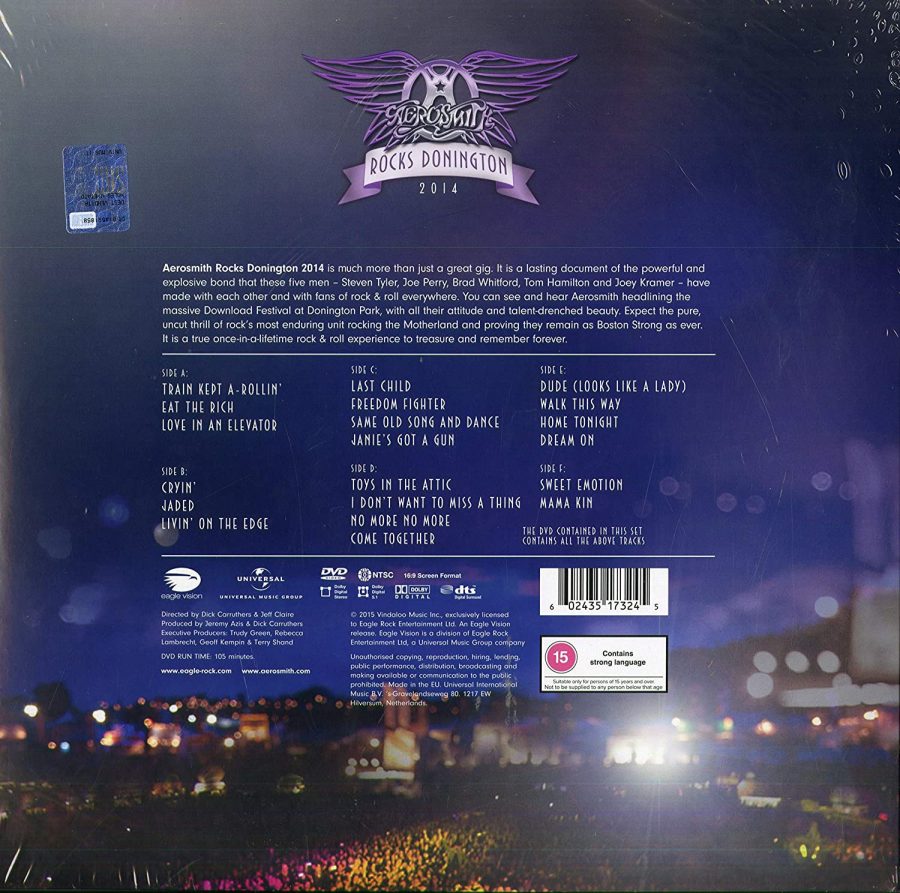 Aerosmith Rocks Donington 2014 (Limited Edition - Translucent Purple Vinyl) - Plak - Görsel 2