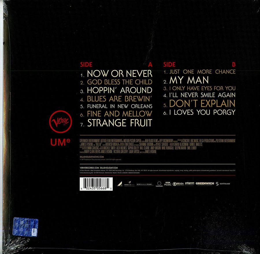 Billie Holiday Billie (Soundtrack) - Plak - Görsel 2