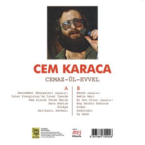 Cem Karaca Cemaz Ül Evvel Plak