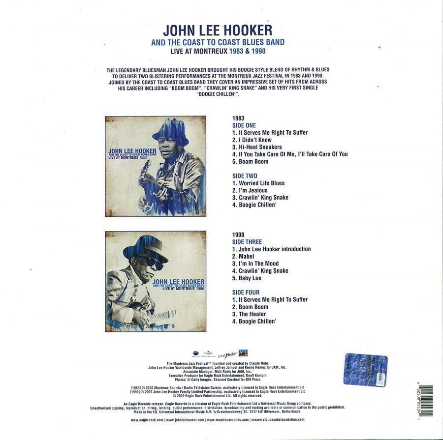 John Lee Hooker Live At Montreux 1983 & 1990 - Plak - Görsel 2