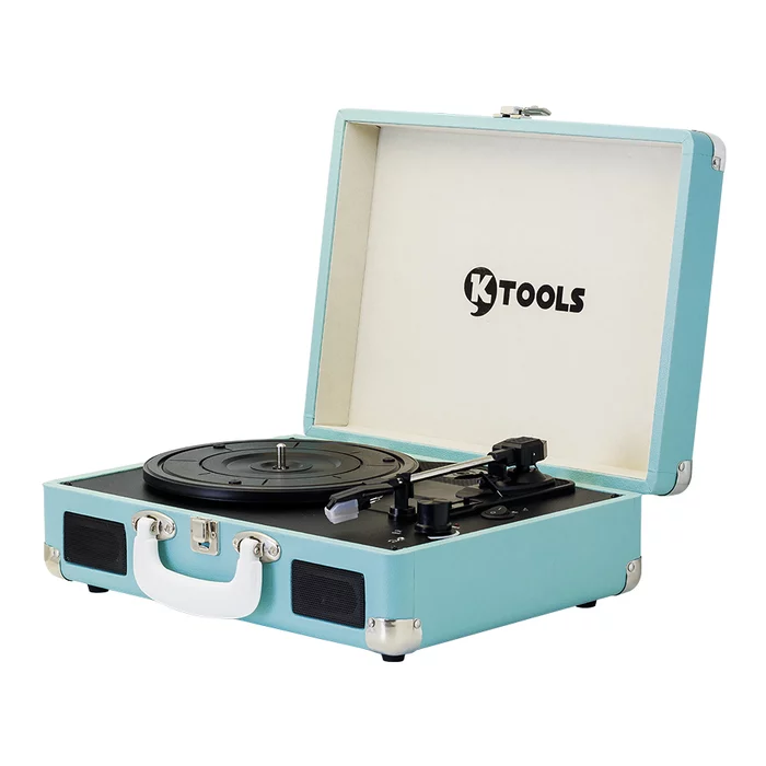 ktools-nostalgie-k344-hoparlorlu-pikap-mavi KTOOLS NOSTALGİE K344 Hoparlörlü Pikap Mavi