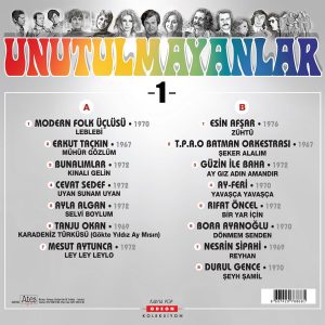 Unutulmayanlar 1 - Plak