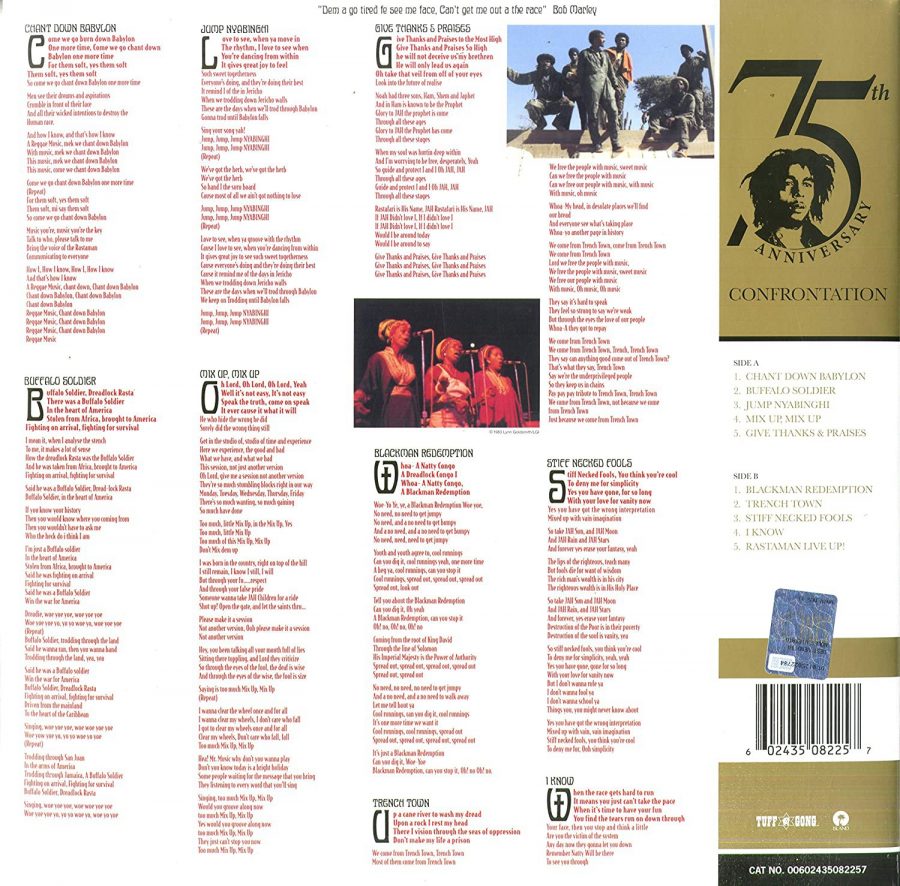 Bob Marley & The Wailers Confrontation (Half Speed Mastering) - Plak - Görsel 2