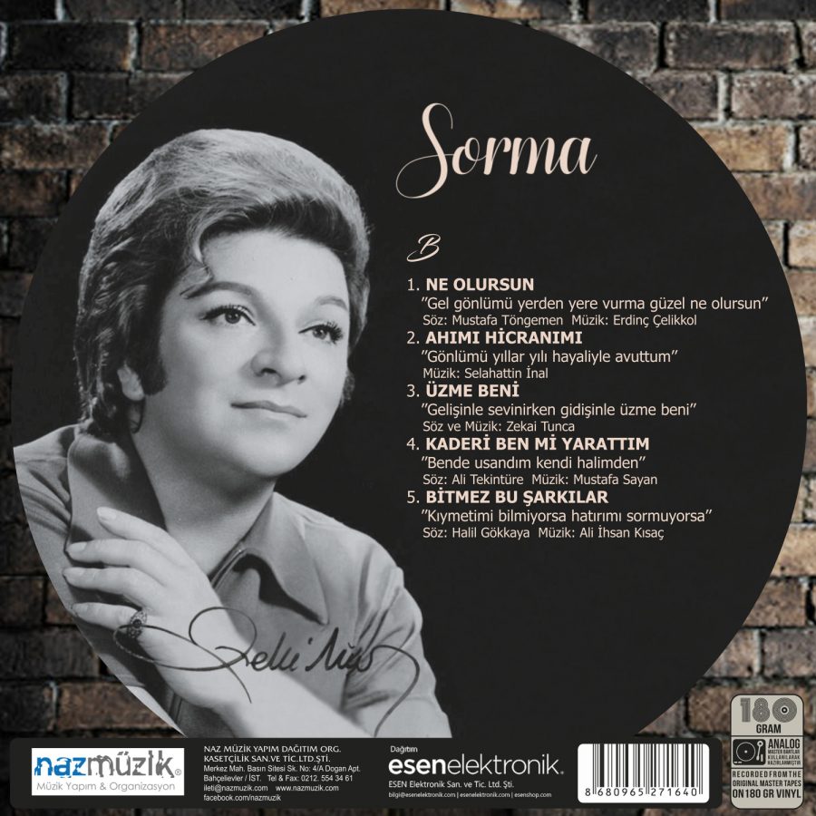 Zeki Müren Sorma - Plak