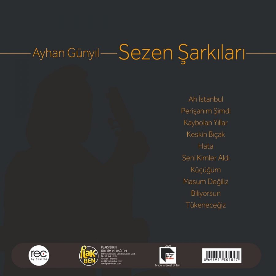 Ayhan Günyıl Sezen Aksu Şarkıları Enstrümantal - Plak - Görsel 2
