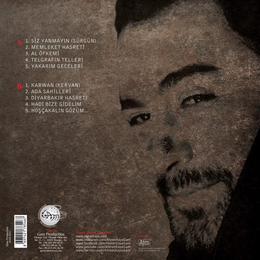 Ahmet Kaya Hoşçakalın Gözüm - Plak - Görsel 2