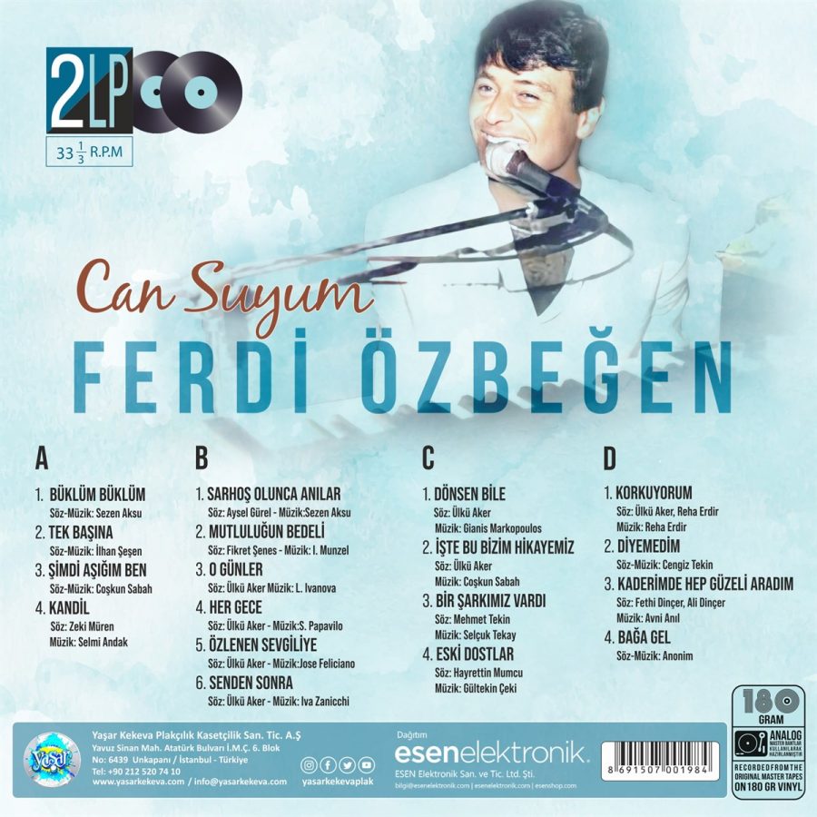 Ferdi Özbeğen Can Suyum - Plak - Görsel 4