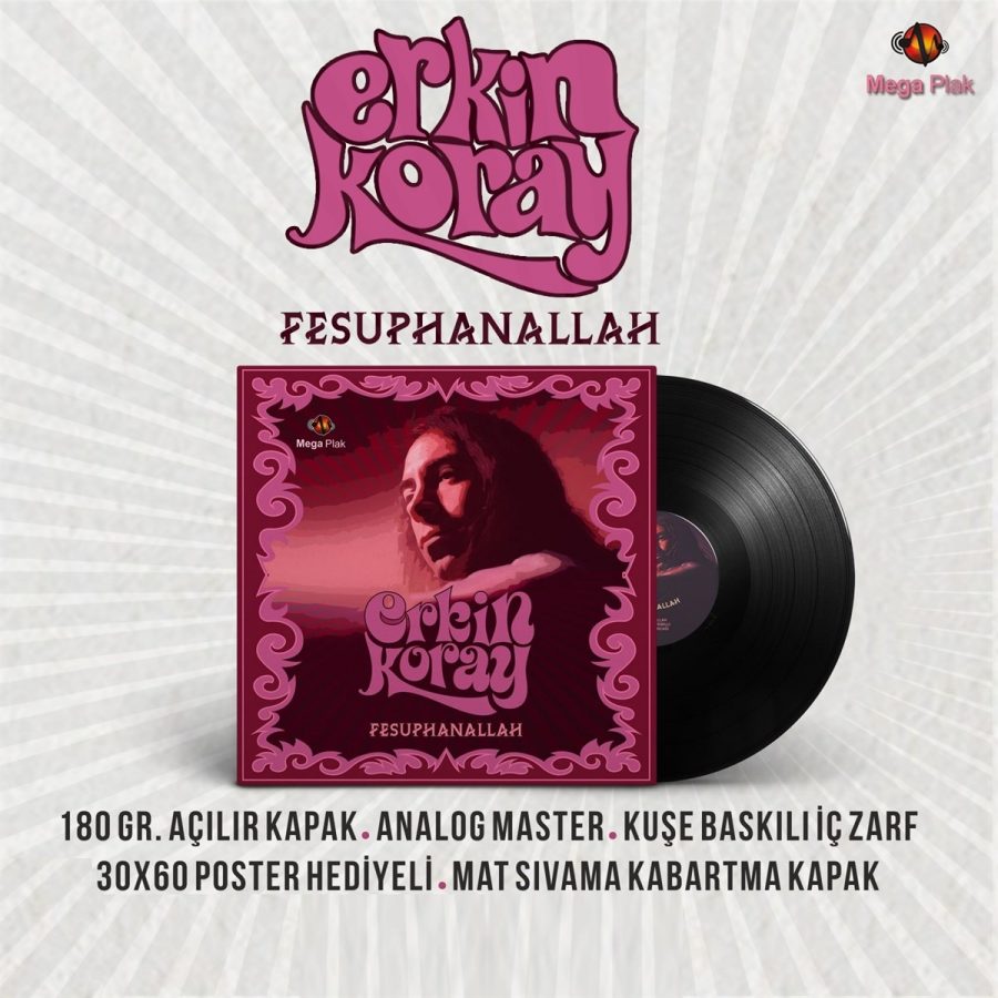 Erkin Koray Fesuphanallah - Plak - Görsel 3
