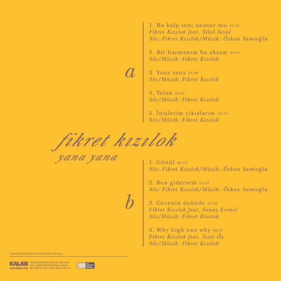 Fikret Kızılok Yana Yana - Plak - Görsel 2