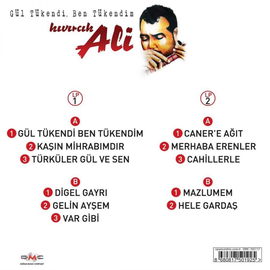 Kıvırcık Ali Gül Tükendi Ben Tükendim - 2 Plak - Görsel 2