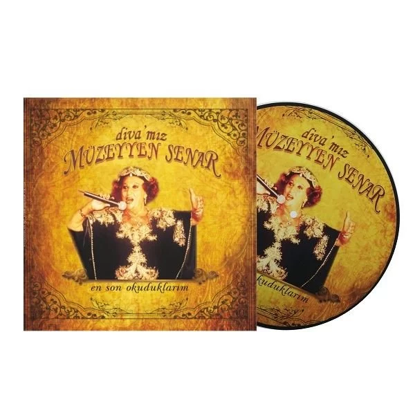 0001936079001-1.jpg Müzeyyen Senar Diva'Mız-Picture Disc Resimli Plak - Görsel 1