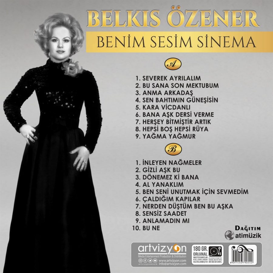 Belkıs Özener Benim Sesim Sinema - Plak - Görsel 2