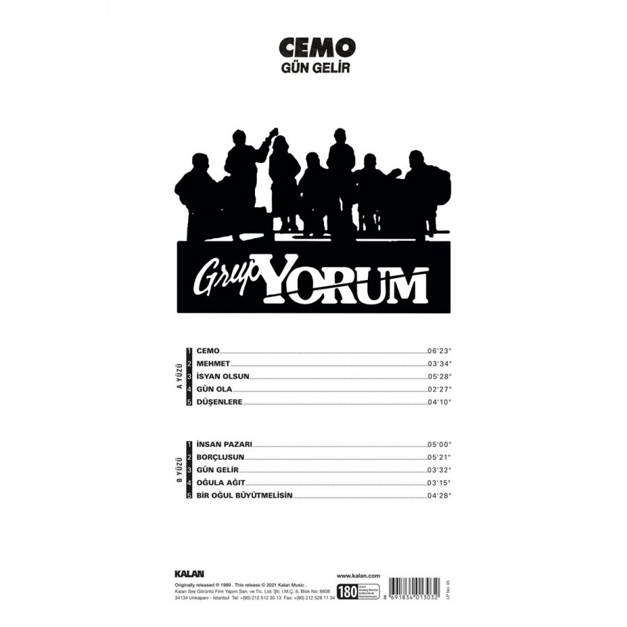 Grup Yorum Cemo Gün Gelir - Plak - Görsel 2