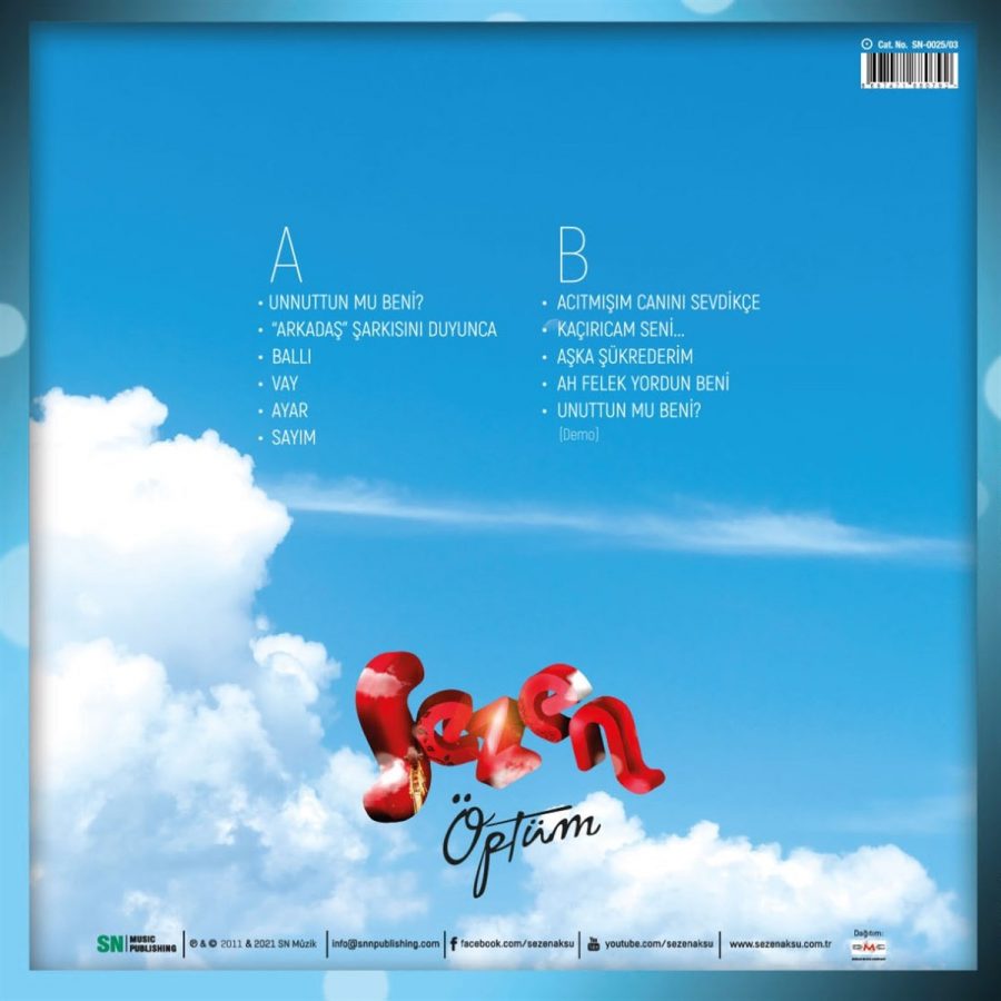 Sezen Aksu Öptüm - Plak - Görsel 2