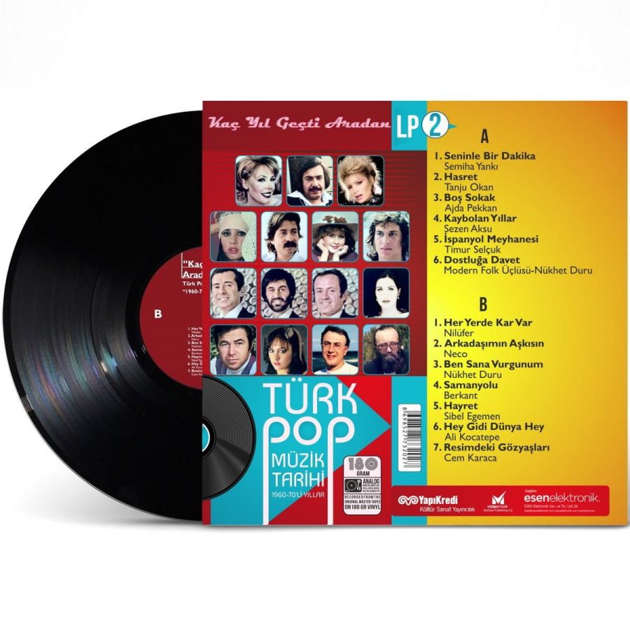 Türk Pop Müzik Tarihi 1960-70'lı Yıllar LP Vol.2 - Plak - Görsel 2