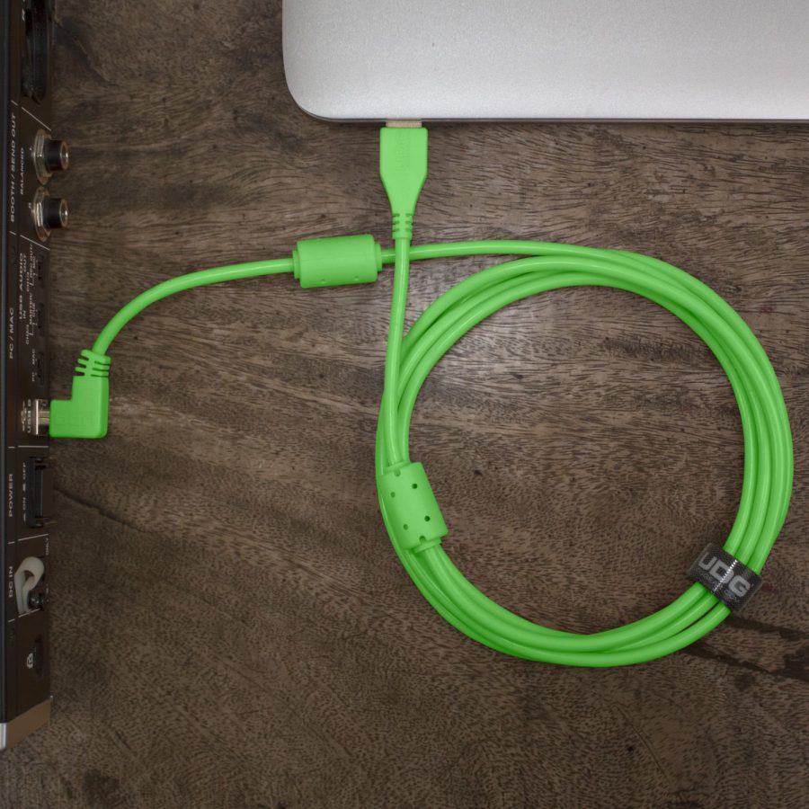 UDG Ultimate Audio Cable USB 2.0 A-B Green Angled - Görsel 3