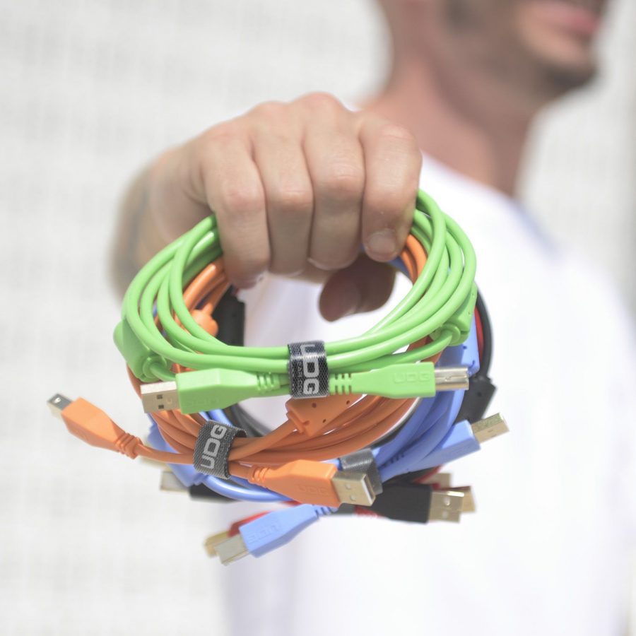 UDG Ultimate Audio Cable USB 2.0 A-B Green Angled - Görsel 4
