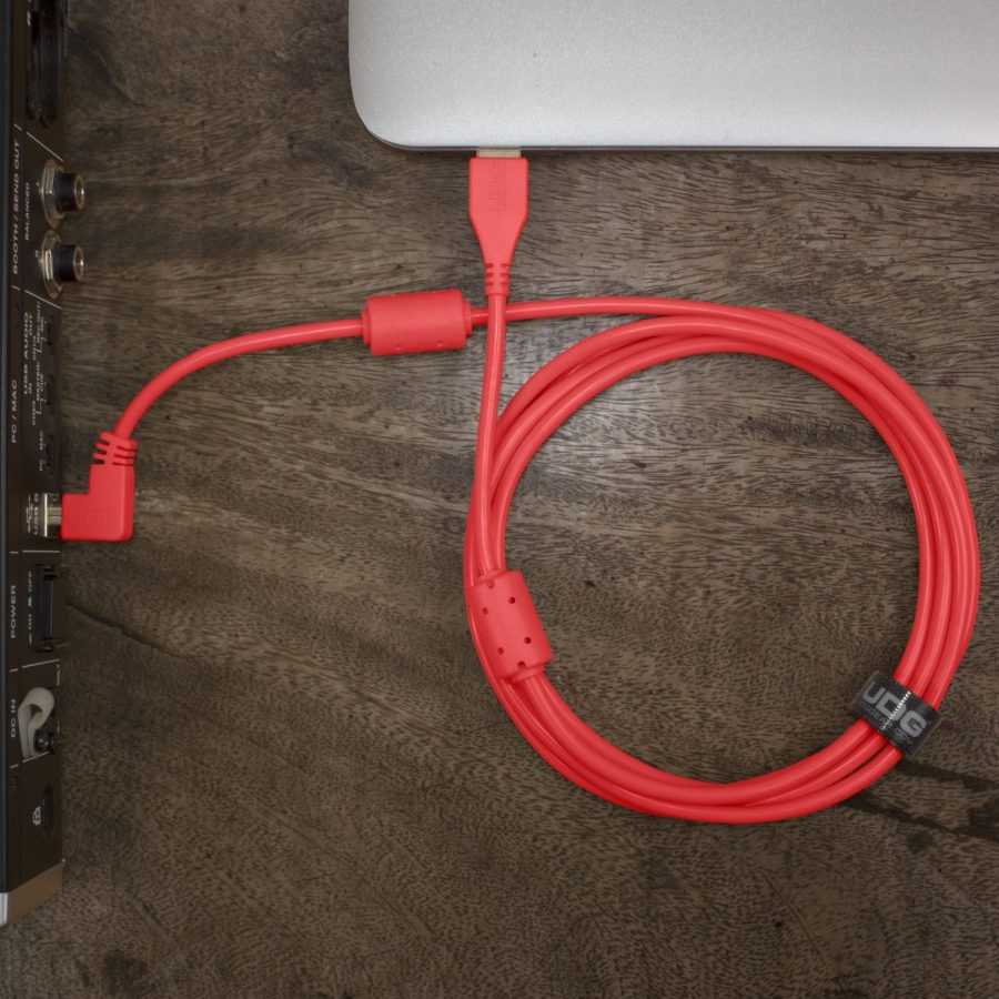 UDG Ultimate Audio Cable USB 2.0 A-B Red Angled - Görsel 3