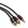 QED QE-2719 Profile Audio J2P 2 Metre RCA / 3.5mm Kablo - Görsel 2