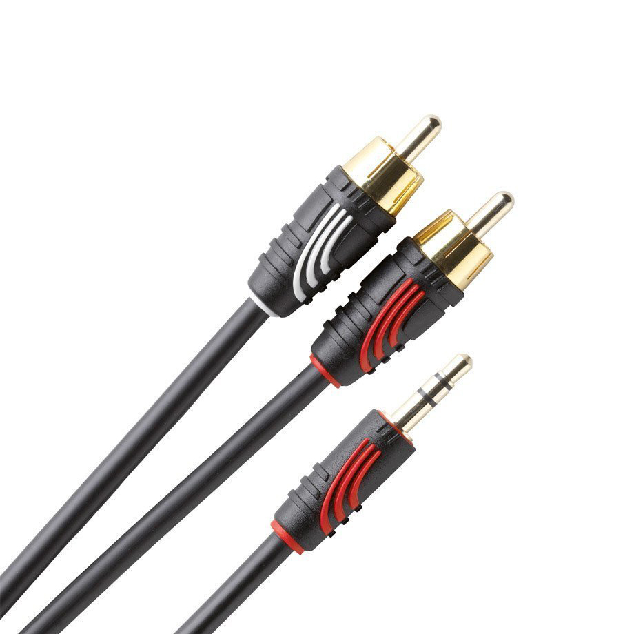 QED QE-2719 Profile Audio J2P 2 Metre RCA / 3.5mm Kablo