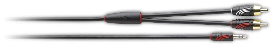qe-2719-profile-audio-j2p-2-metre-rca-3-5mm-kablo QED QE-2719 Profile Audio J2P 2 Metre RCA / 3.5mm Kablo - Görsel 1