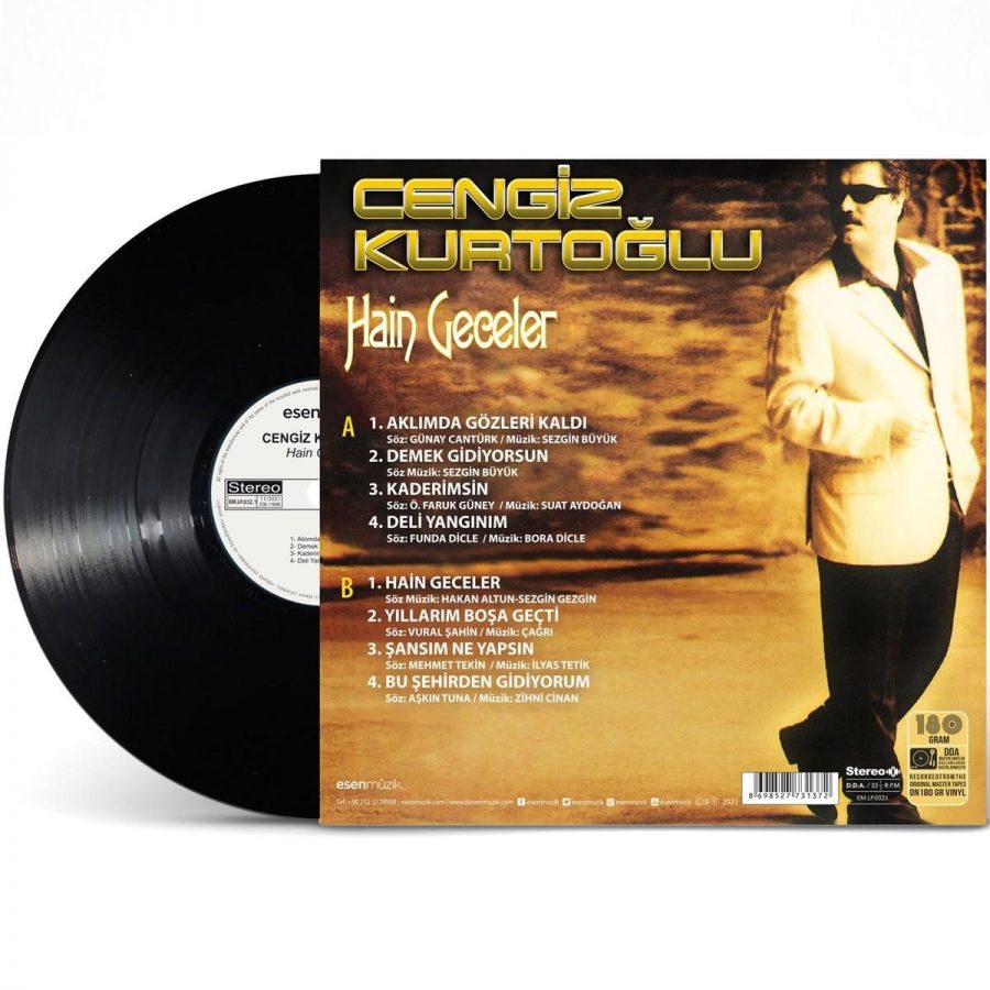 Cengiz Kurtoğlu Hain Geceler - Plak - Görsel 4