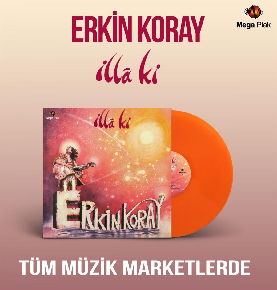 Erkin Koray İlla ki - Turuncu Renkli Plak - Görsel 3