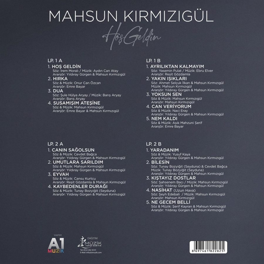 Mahsun Kırmızıgül Hoş Geldin - Plak - Görsel 2