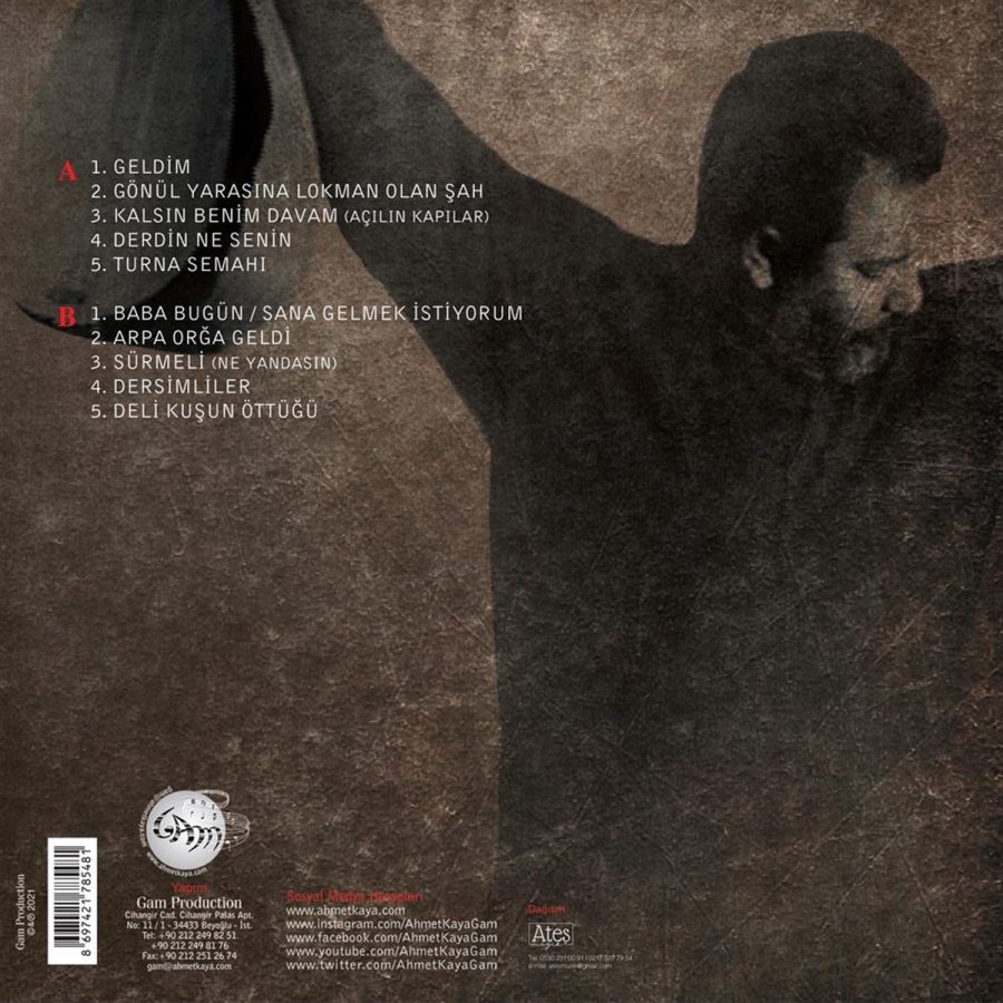 Ahmet Kaya Kalsın Benim Davam - Plak - Görsel 2