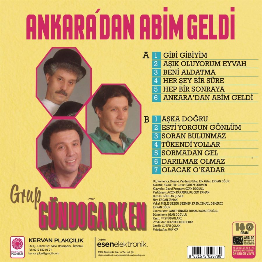 Grup Gündoğarken Ankara'dan Abim Geldi - Plak - Görsel 2