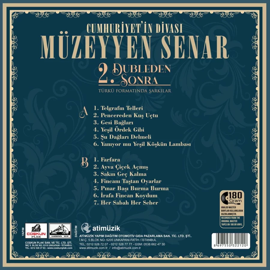 Müzeyyen Senar 2. Dubleden Sonra - Plak - Görsel 2