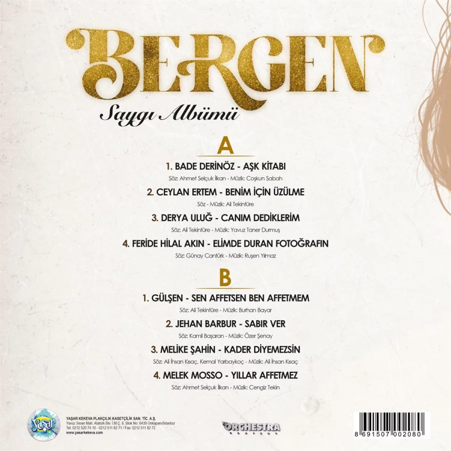 Bergen Saygı Albümü - Plak - Görsel 2