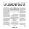 Okay Temiz Oriental Wind Montreux Jazz Festival 1982 Avrupa Edisyonu - Plak - Görsel 2