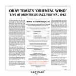 Okay Temiz Oriental Wind Montreux Jazz Festival 1982 Avrupa Edisyonu - Plak - Görsel 2